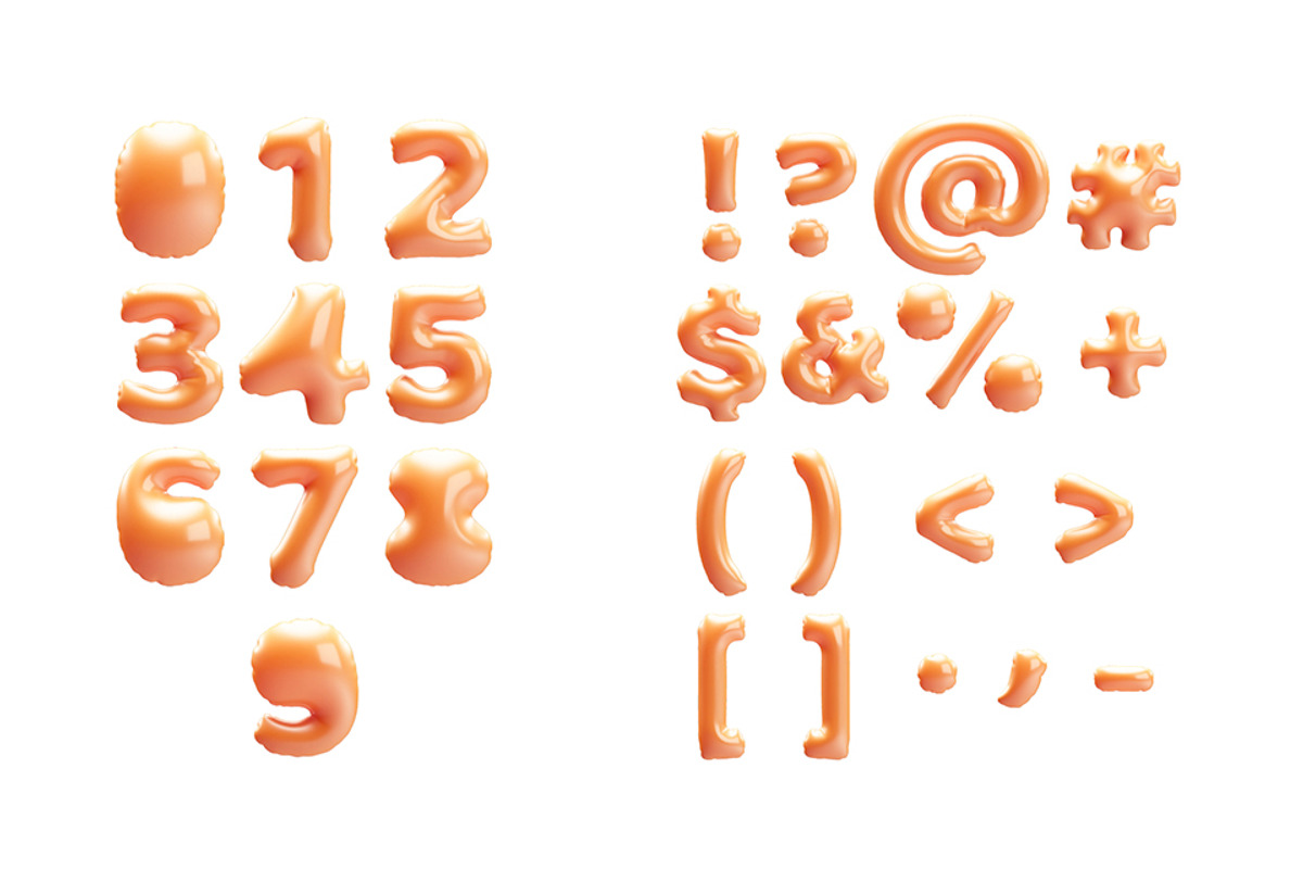 Balloon 3D Letters, an Object Graphic by GK Creative (Photo 9 of 10)