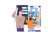 UX UI design concept set, a Work Illustration by PaperTrident (Thumbnail 5 of 5)