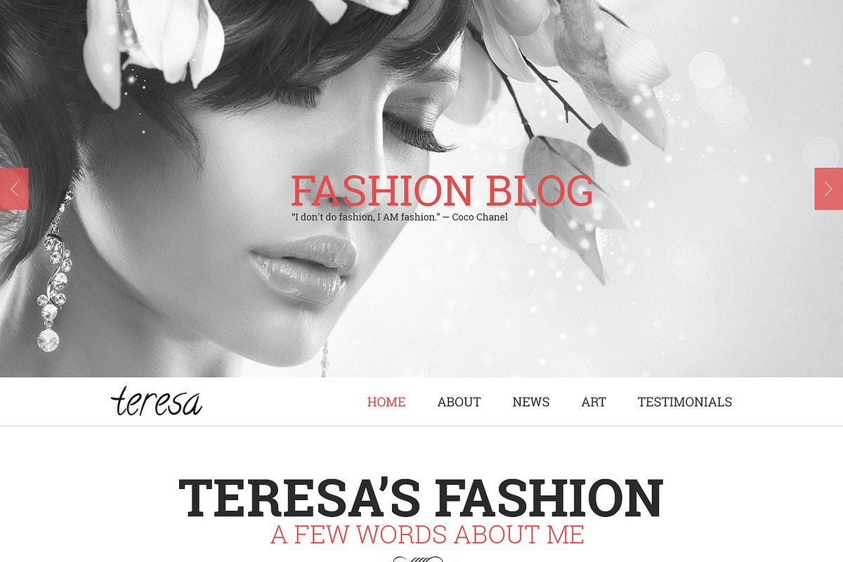 Teresa - A One Page PSD Template, a Landing Page Template by PremiumCoding (Photo 1 of 2)