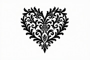 Romantic Lace Heart Clipart, an Illustration by Artivon (Thumbnail 13 of 21)