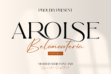 Arolse Belmonteria Font Duo