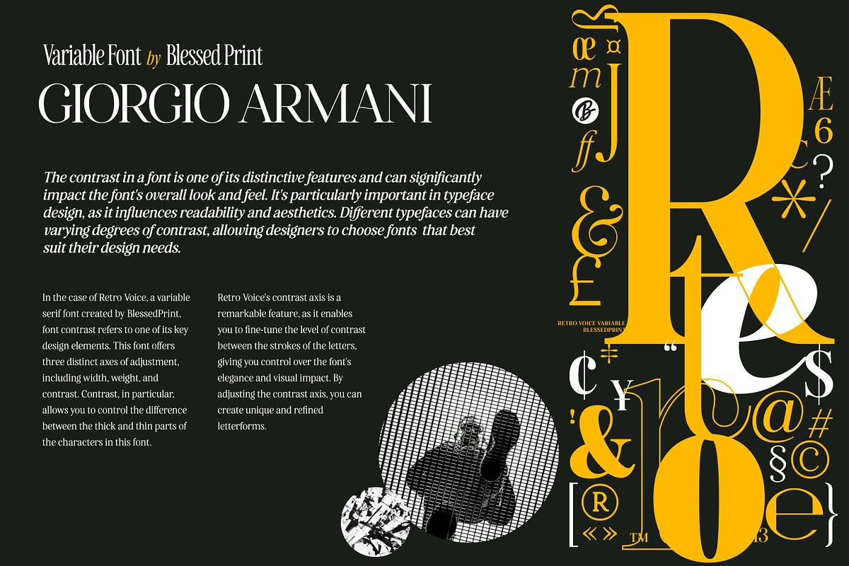 Retro Voice – Variable Serif Font, a Serif Font by Blessed Print (Photo 9 of 29)