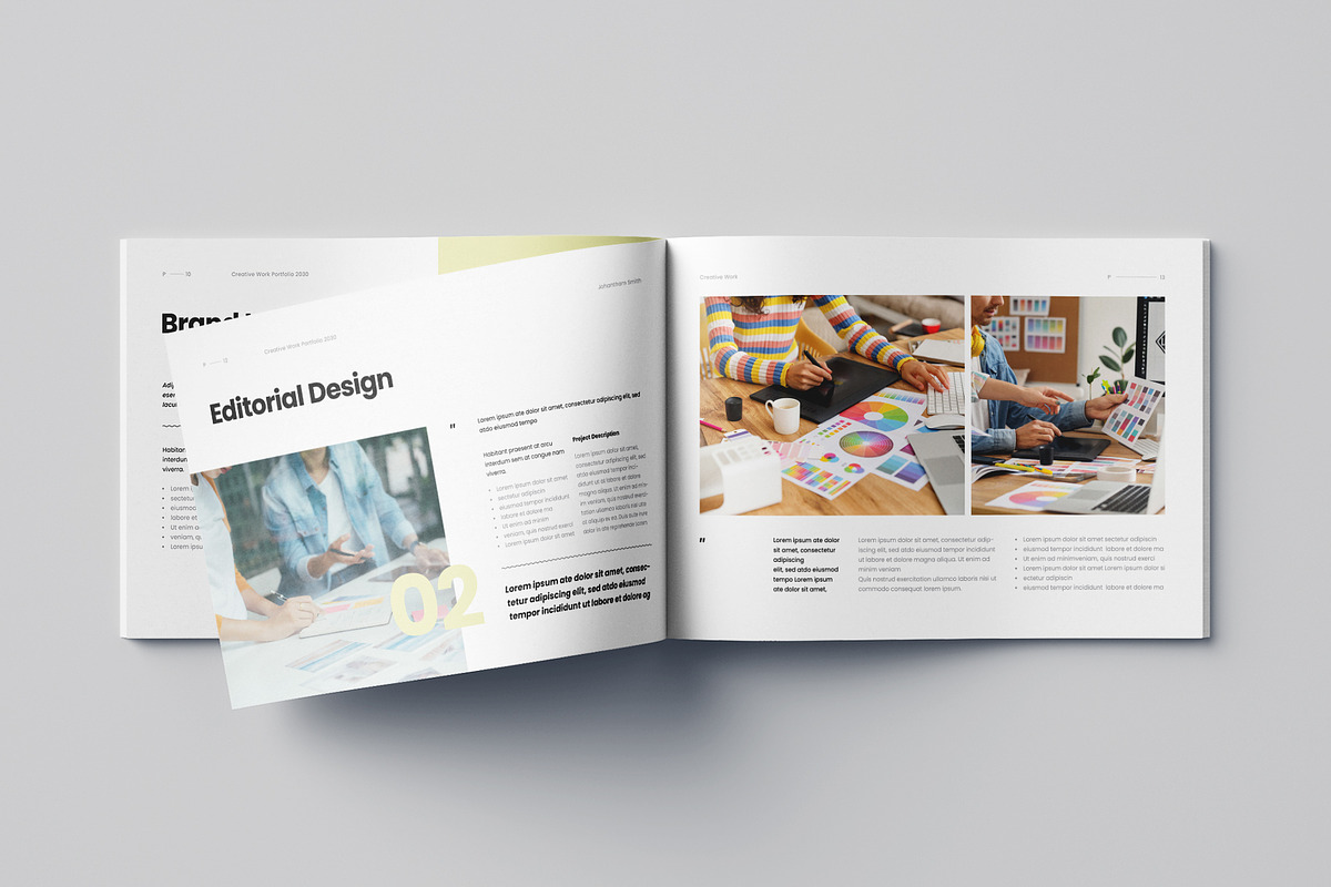 Portfolio Template | MS Word & EPS, a Brochure Template by HiveArts (Photo 7 of 9)