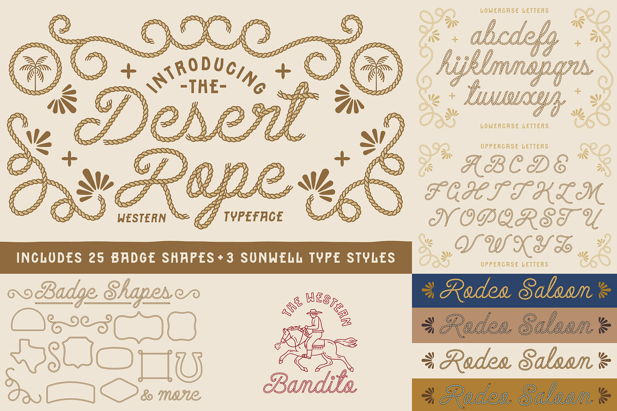 The Western Desert Font Bundle, a Font by NienowBrand (Photo 3 of 11)