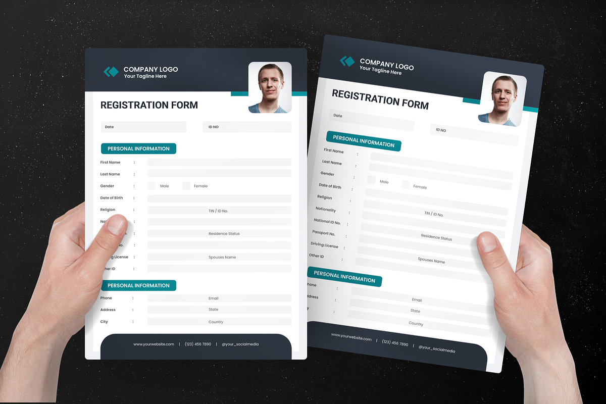 Minimalist Registration Form, a Stationery Template by Annora Studio (Photo 4 of 4)