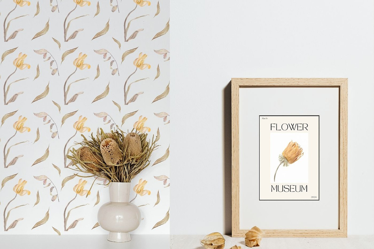 Flower Posters Collection, an Object Graphic by Kate Creative Studio (Photo 6 of 7)