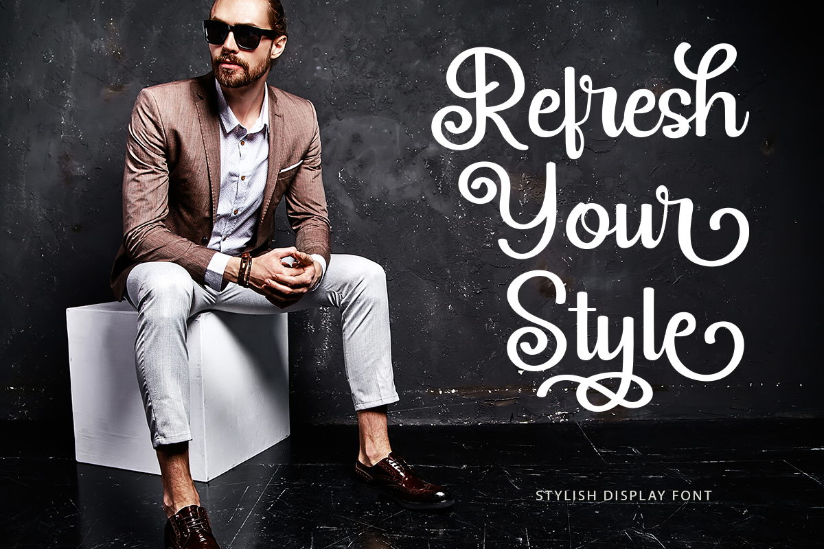 Rendera - Elegant Script Font, a Script Font by LetterJos (Photo 2 of 10)