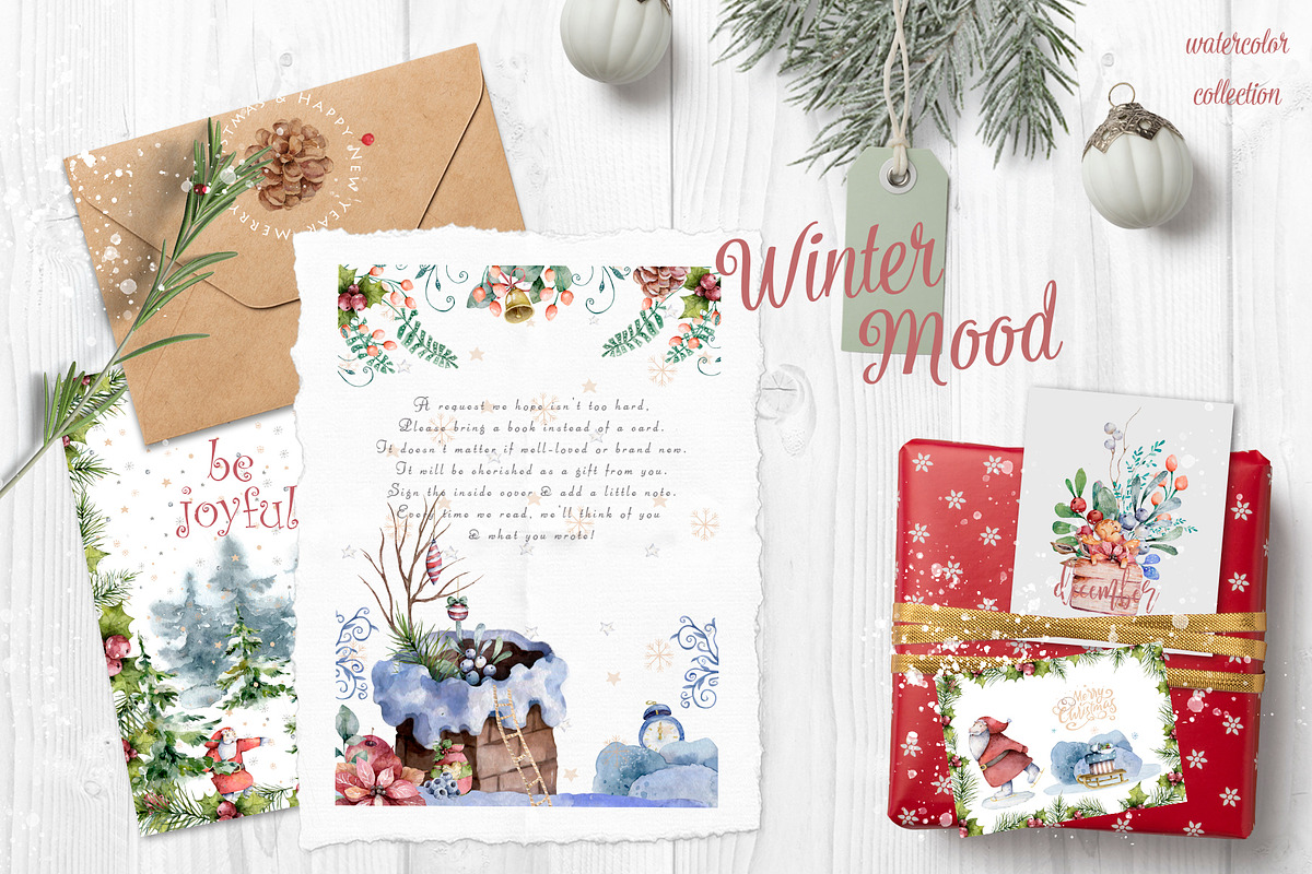 Christmas Story with Cute Bull's, an Animal Illustration by Ann Art Houze (Photo 13 of 16)