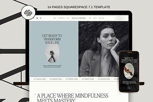 Premium Squarespace 7.1 Template