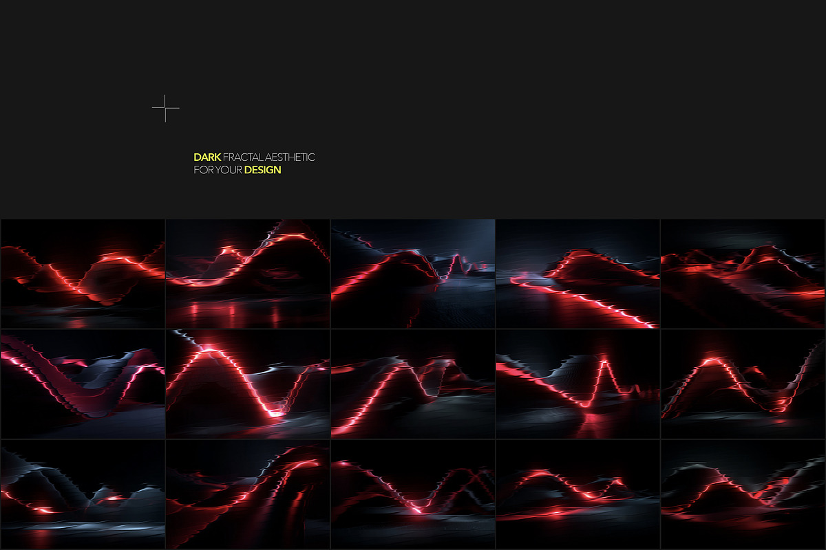 Neon Red Abstract Gradients, a Background Graphic by Milka (Photo 2 of 10)