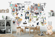 Animal World - Map Creator, an Animal Illustration by Oksana Stepova (Thumbnail 8 of 15)