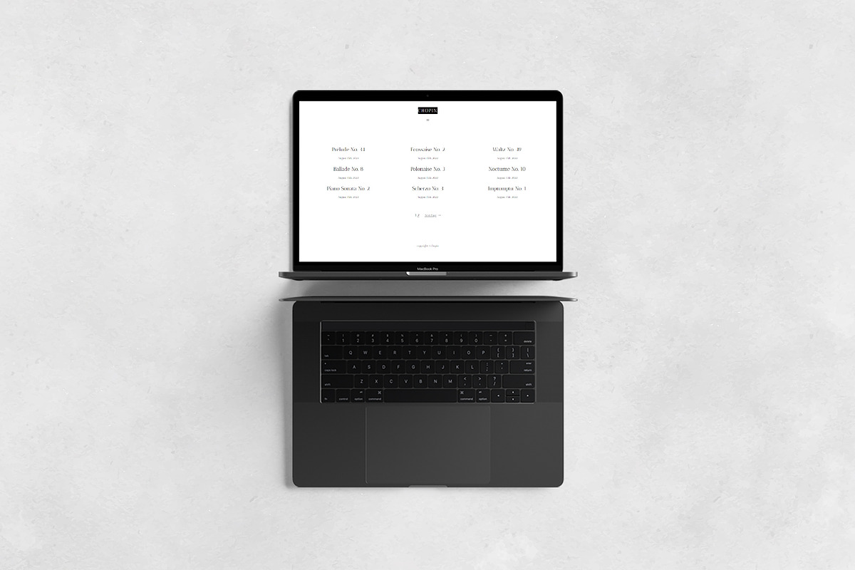 Chopin - WordPress Blog Theme, a WordPress Template by Cam' Studio (Photo 2 of 2)
