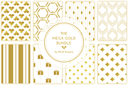 The Mega Gold Bundle, a Pattern Graphic by HMJS Designs (Thumbnail 1 of 5)