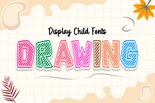 Drawing - Kids Font Types