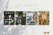 Organic cosmetics - big collection, an Illustration by Lana Sham (Thumbnail 7 of 15)