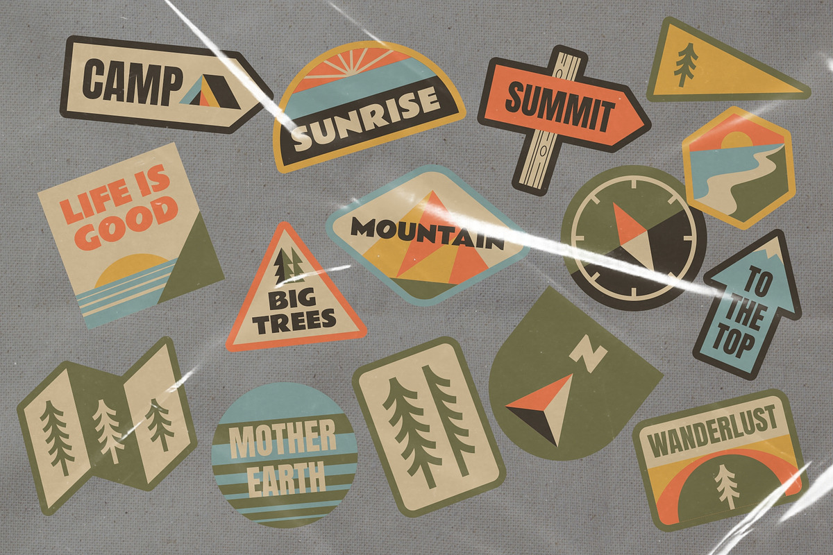 Adventure Stickers, an Illustration by Firowerk (Photo 2 of 5)