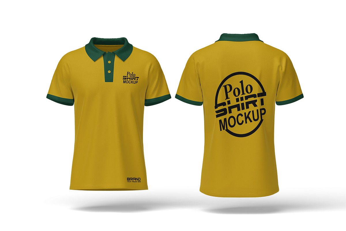Polo T-Shirt Mockup, an Apparel Mockup by mockupbuys (Photo 8 of 8)