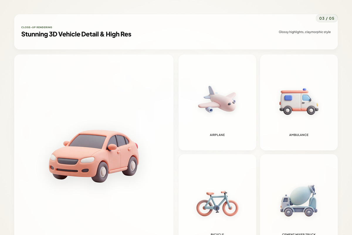 3D Vehicle, an Emoji Icon by River Visual (Photo 3 of 5)