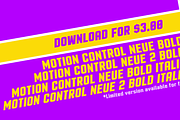 Motion Control Neue: a Sturdy Font, a Sans Serif Font by UkiyoMoji Fonts (Thumbnail 9 of 9)