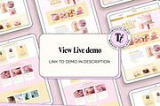 Pastel Pink Bakery Website Template, a Wix Template by Template Twist Shop (Thumbnail 2 of 10)