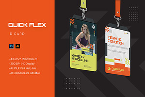 Quick Flex - ID Card, a Print Template by StreaksideStd
