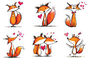 Whimsical Quirky Valentine Fox Clipa, a Graphic by CraftArtStudio (Thumbnail 5 of 6)