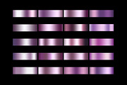 Photoshop metallic purple gradients, a Gradient Add-On by Illustration Tribe (Thumbnail 2 of 2)