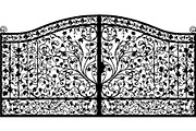 Luxury Ornamental Gate Bundle, a Decorative Illustration by Creativeshirt (Thumbnail 7 of 13)