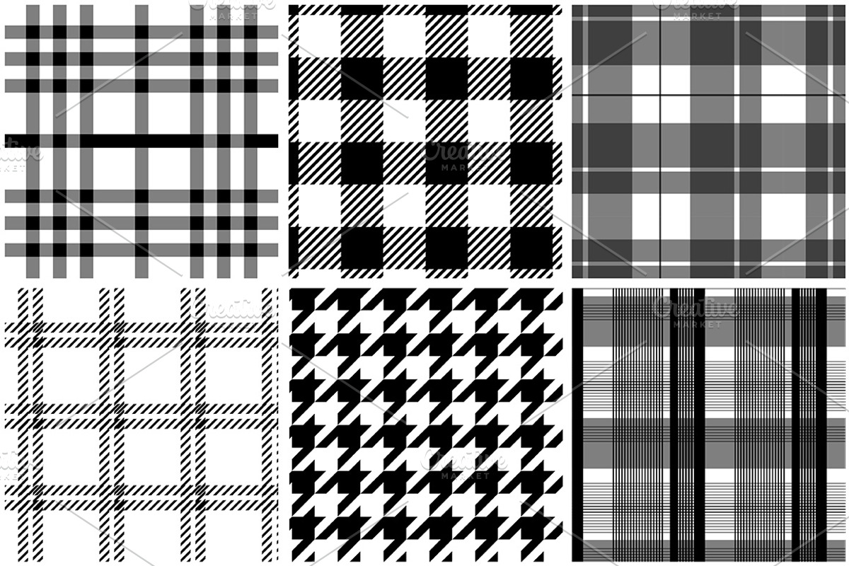 Plaid Seamless Patterns, a Pattern Graphic by Youandigraphics (Photo 7 of 7)