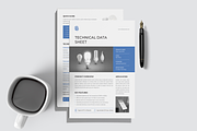 Technical Data Sheet, a Flyer Template by OrcShape (Thumbnail 2 of 6)
