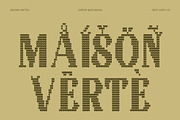 Badoney Knitted, a Serif Font by Craft Supply Co. (Thumbnail 7 of 8)