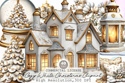 Watercolor Cozy White Christmas Clip, an Illustration by Sublimation Artist (Thumbnail 1 of 6)