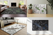 Hand Drawn Wallpaper Cherry Blossom, a Wallpaper Graphic by Nature.Of.Kate (Thumbnail 11 of 11)