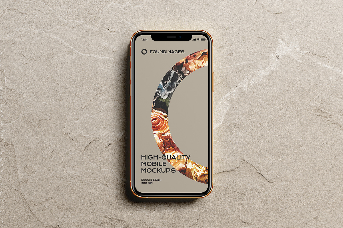 72 iphone device mockup bundle, an iPhone Mockup by FoundImages (Photo 17 of 84)