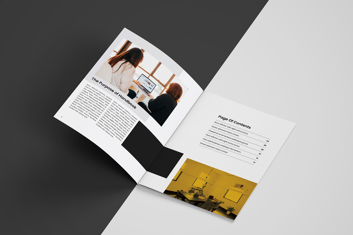 HR / Employee Handbook Template, a Brochure Template by Template Shop (Photo 8 of 10)