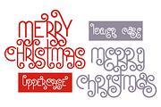 Santa's Beard Curly Christmas Font, a Font by Dancing with Ink (Thumbnail 23 of 30)