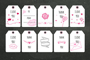 Valentine Day doodles, a Decorative Illustration by harmonia_green_art (Thumbnail 4 of 5)