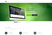 Nation-One Page PSD Template, an UI Kit Template by flr.24 (Thumbnail 2 of 5)