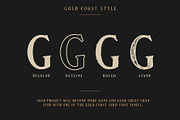 Gold Coast - Vintage Serif + Extras, a Serif Font by Craft Supply Co. (Thumbnail 8 of 10)