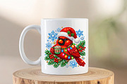 Red Bird Christmas Cardinal PNG, an Object Graphic by Zahyl Studio (Thumbnail 6 of 7)