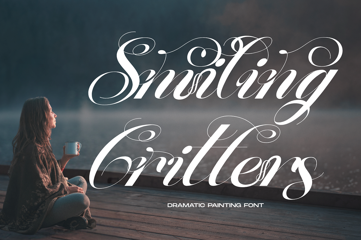 Dramatic Painting - Calligraphy Font, a Script Font by 177Studio (Photo 4 of 8)