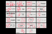 Wonky Social Media Pack, a Social Media Template by Dirtybarn (Thumbnail 6 of 7)