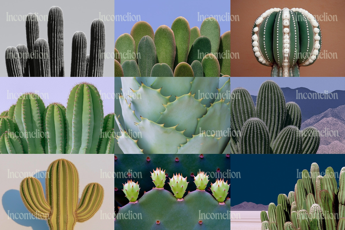 70 Aesthetic Cactus Stock Photos, a Nature Photo by Incomelion (Photo 11 of 14)
