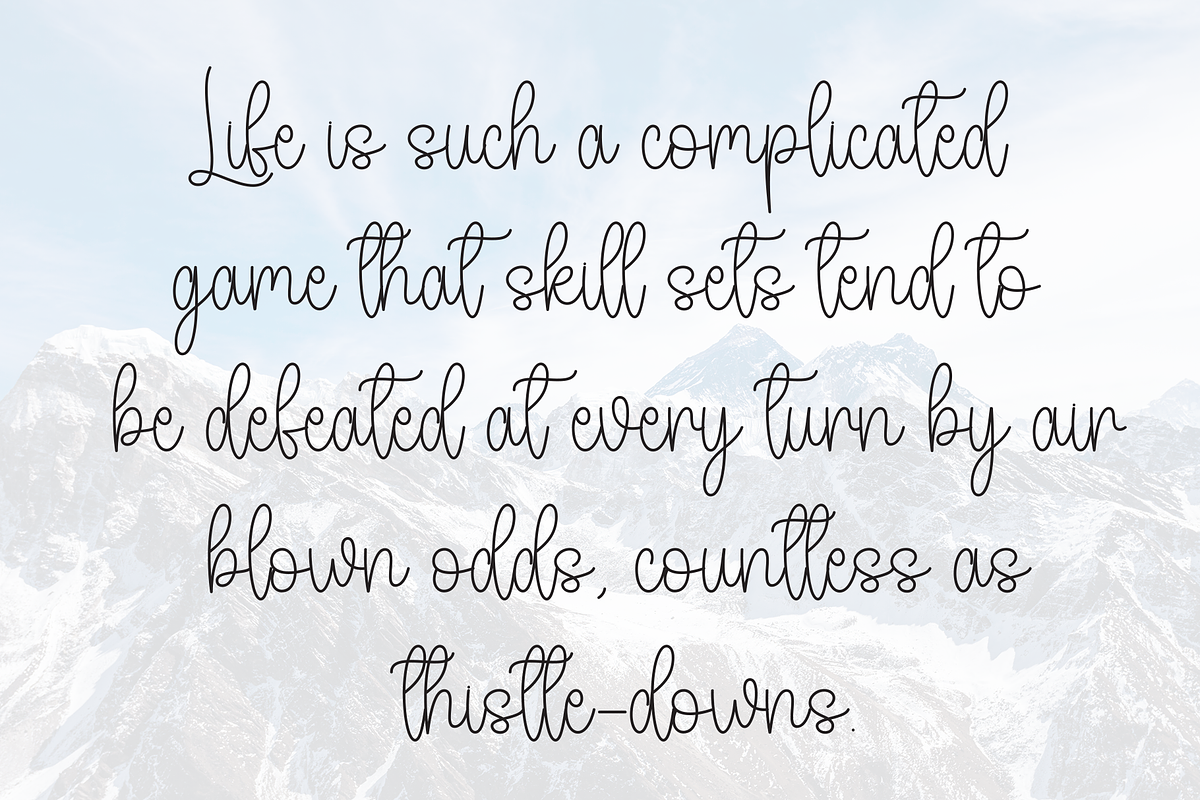 Wednesday | Script Font, a Handwritten Font by Scratchones (Photo 6 of 9)