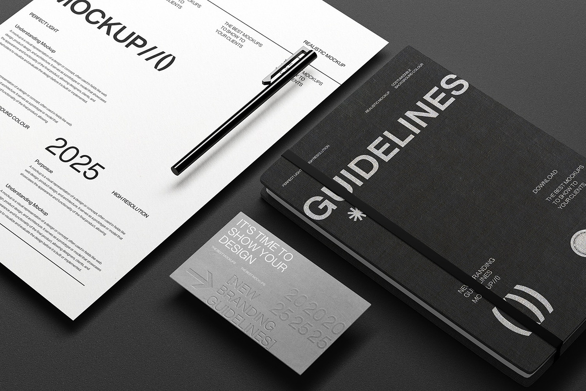 Modern Stationery Branding Mockup, an Advertising Mockup by East Gallery (Photo 3 of 15)