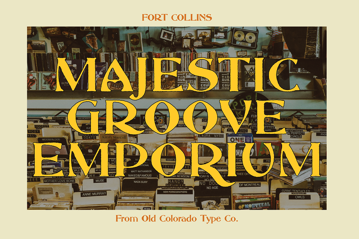FORT COLLINS by Old Colorado Type Co, a Font by Old Colorado Type Co. (Photo 4 of 5)