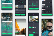 Vesta Dark Travel Booking App UI Kit, an UI Kit Template by uicube (Thumbnail 5 of 6)