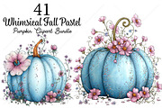 Whimsical Fall Pastel Pumpkin PNG, a Seasonal Illustration by Canvas Craft (Thumbnail 1 of 10)
