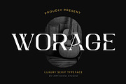 Worage Luxury Serif, a Serif Font by Artiveko (Thumbnail 1 of 10)