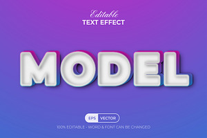 9 Pack Text Effect 3D Colorful Style